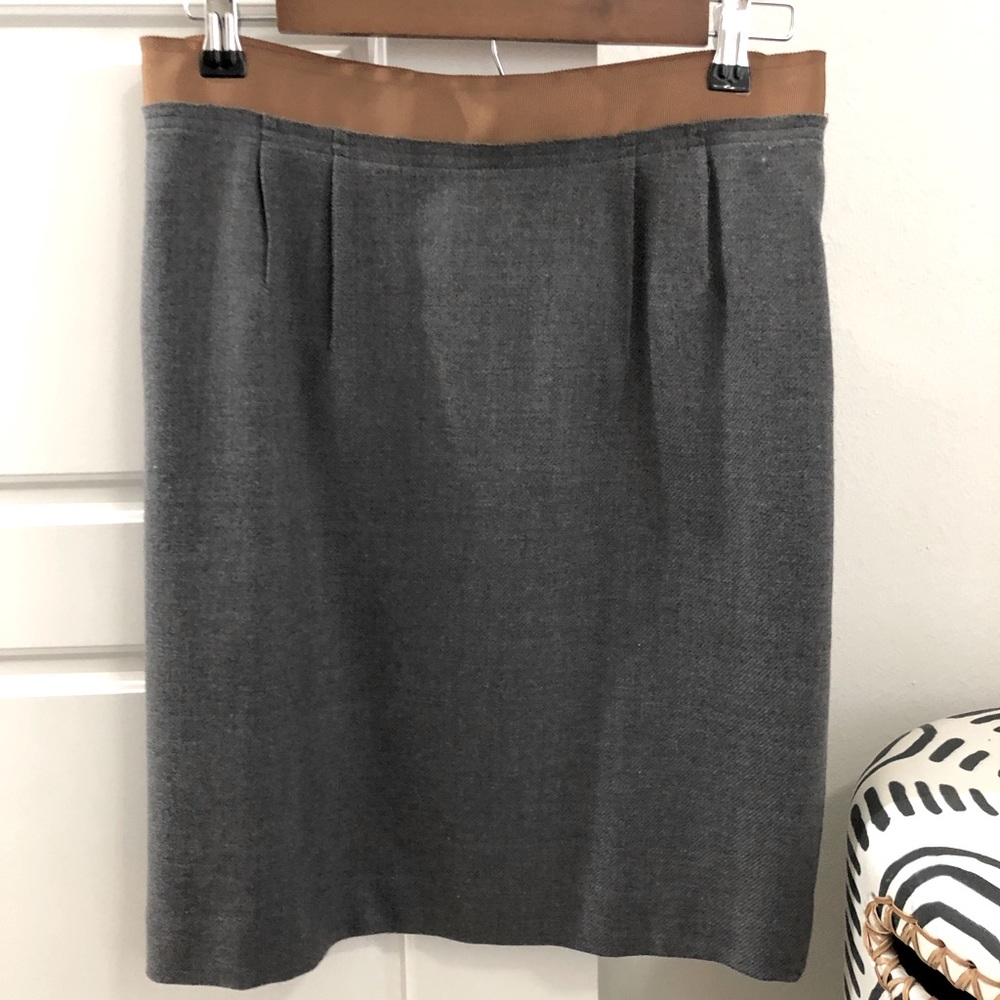 LOFT Pencil skirt with Grosgrain Ribbon Trim